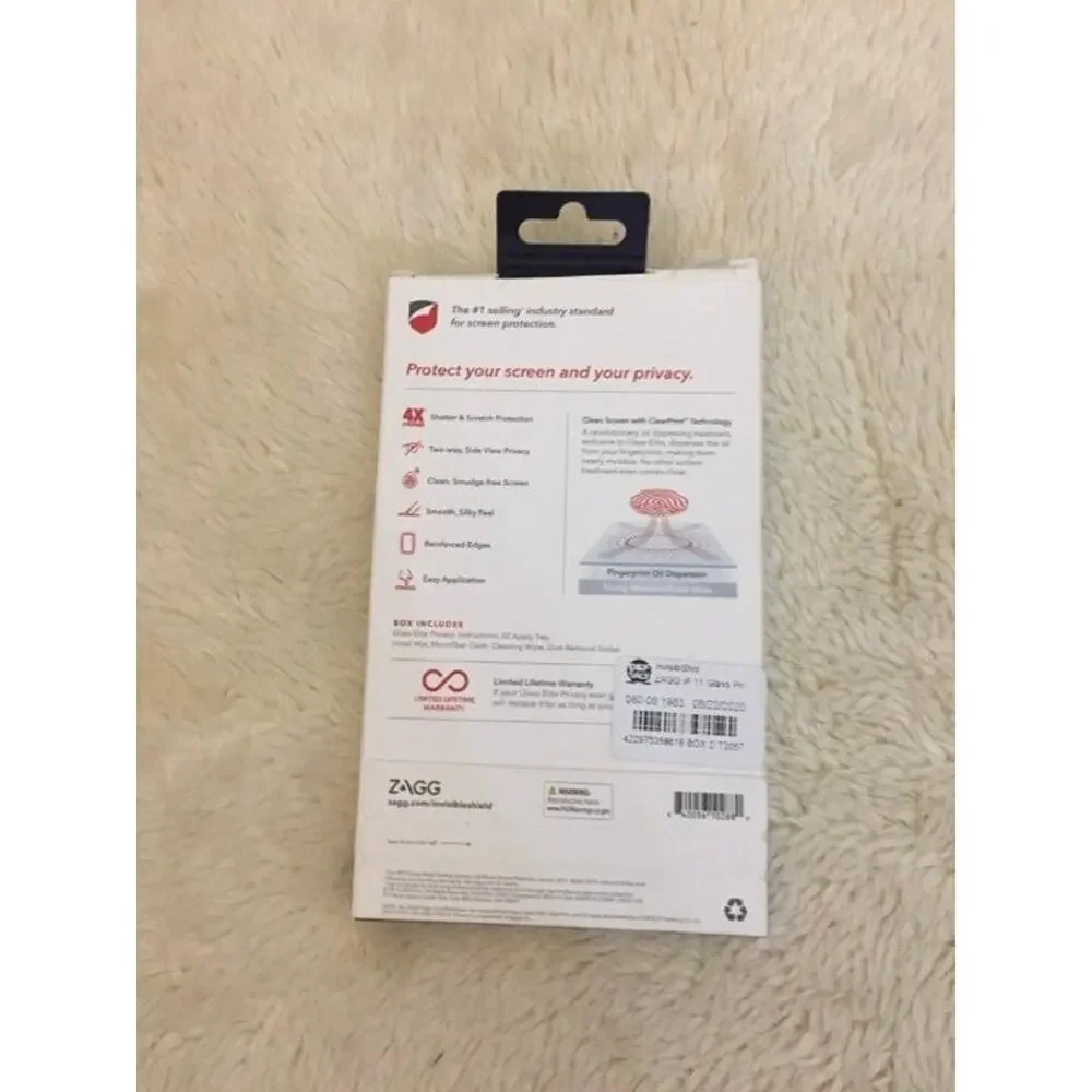 ZAGG Apple iPhone 11/XR InvisibleShield Glass Elite Privacy Screen Protector